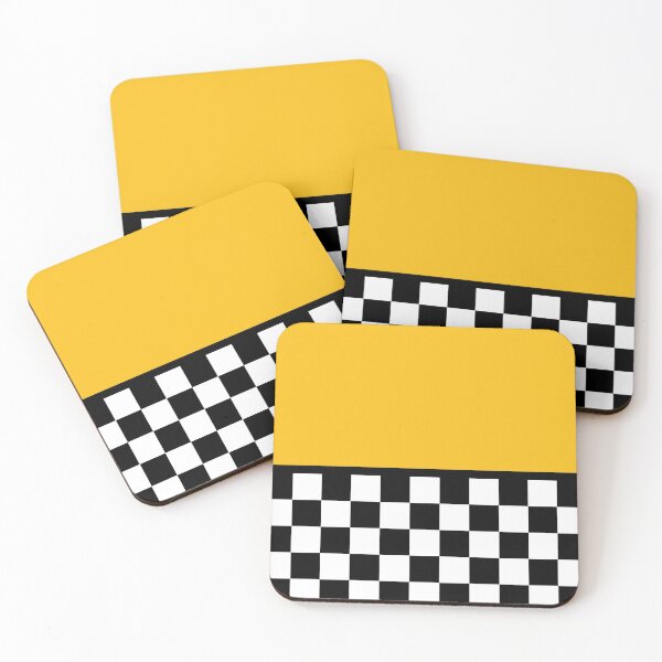 Item preview, Taxicab Checkerboard designed and sold by OddPop.
