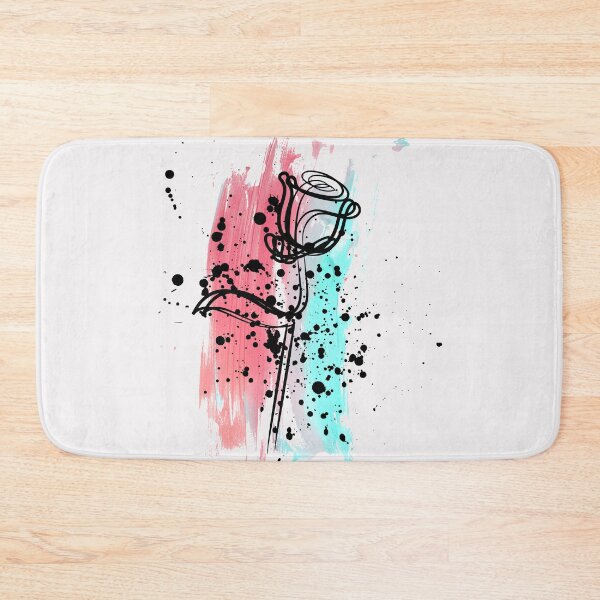 Item preview, Rose paint art - colorful and black  designed and sold by fabioesposito66.