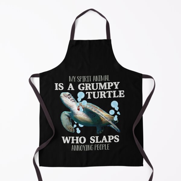 Item preview, My Spirit Animal Is Grumpy Turtle Who Slaps Annoying People designed and sold by Dressed For  Duty.