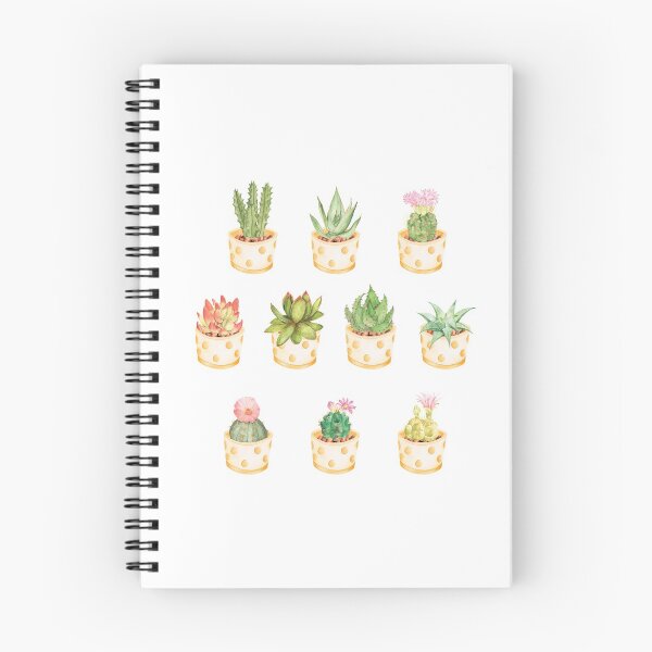 Item preview, Watercolor Potted Succulents and Cactuses for Plant Lover - Pack #1 designed and sold by ShyOwlet.