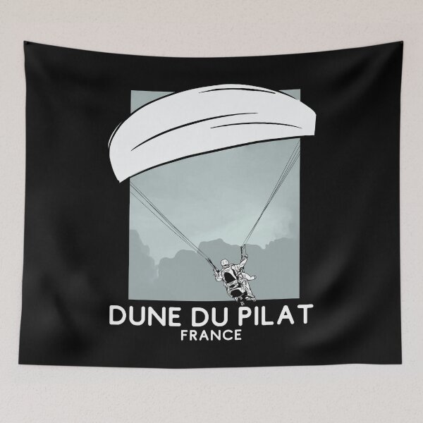 Item preview, Dune du Pilat France Paragliding designed and sold by Hoiho Adventure Shirts.