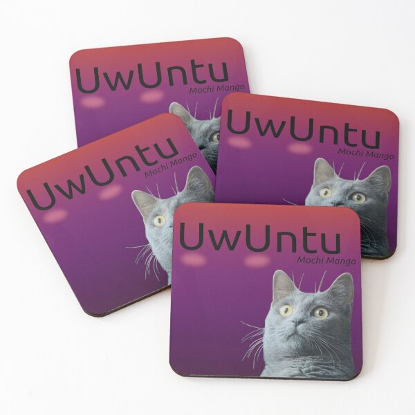 Item preview, UwUntu Wallpaper 1 "Mochi Mango" designed and sold by Duxi4.