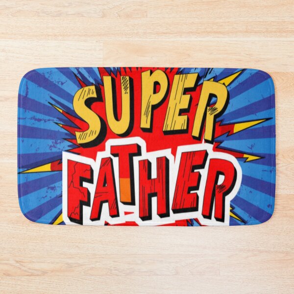 Item preview, Super Father - Super Hero Dad - Super Father Comic Book Style designed and sold by WearWolfDesigns.