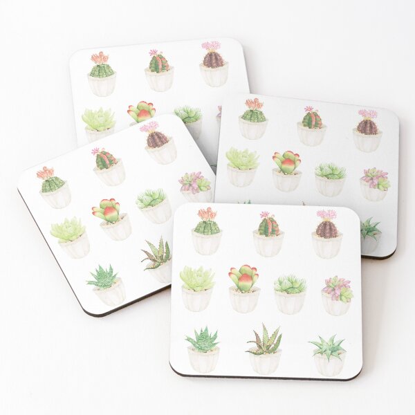 Item preview, Watercolor Potted Succulents and Cactuses for Plant Mam and Plant Dad - Pack #2 designed and sold by ShyOwlet.