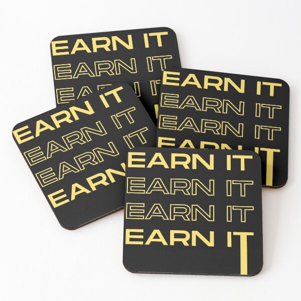 Item preview, earn it , yellow edition  designed and sold by GabyVGalindo.