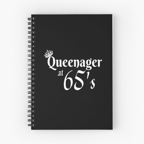 Item preview, Queenager at 65's funny design for senior women designed and sold by DesignsVault.