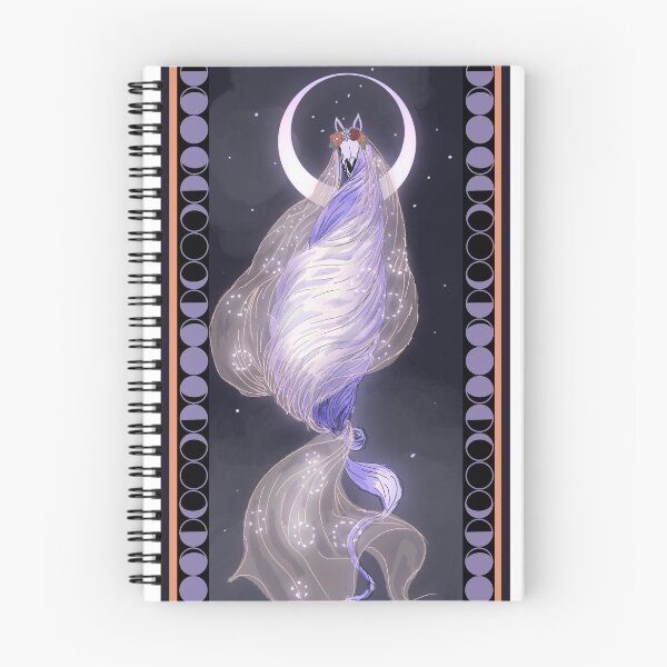 Item preview, Alphons Mucha Moon inspired Mari Lwyd  designed and sold by skullsandsheets.