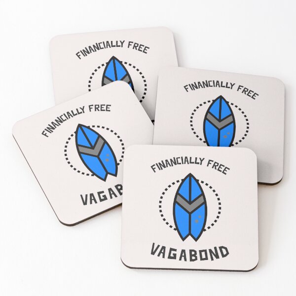 Item preview, Financially Free Vagabond designed and sold by g-raph.