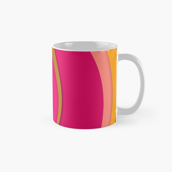 Item preview, Aesthetic Abstract Geometric Hot Pink Optical Illusion retro pattern - Caroline Laursen original designed and sold by Caroline Laursen.