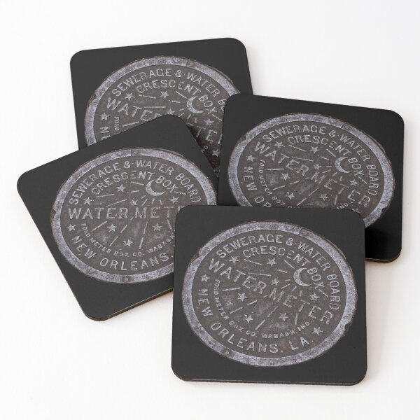 Item preview, New Orleans Water Meter Cover Photo designed and sold by Bumblefuzzies.