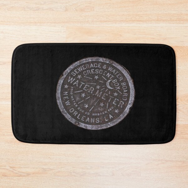 Item preview, New Orleans Water Meter Cover Photo designed and sold by Bumblefuzzies.