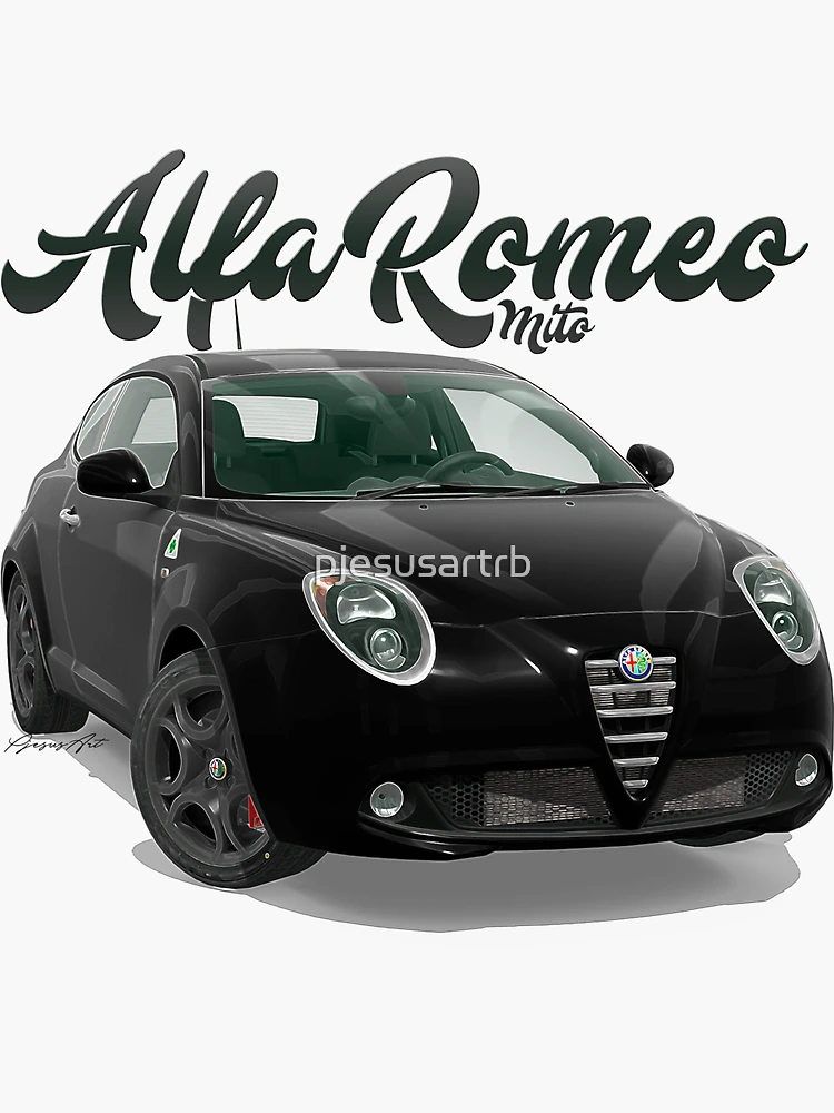 Paire de décalcomanies en vinyle autocollants graphiques latéraux Alfa Romeo  MITO style punk nouveau 2022