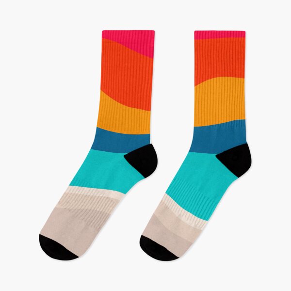 Item preview, Beach summertime abstract sunset rainbow with feet designed and sold by BLMcreations.