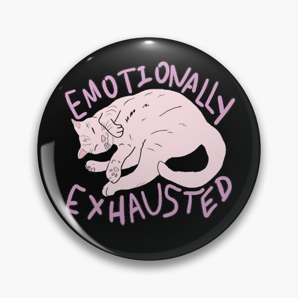 Item preview, Emotionally Exhausted Pink Cat designed and sold by OooiChris.