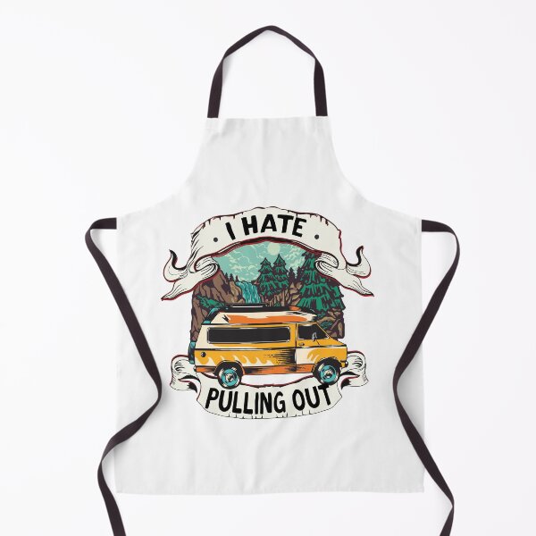 Item preview, I Hate Pulling Out Retro Vintage Mountains RV Camping designed and sold by Str8like dattshirts.