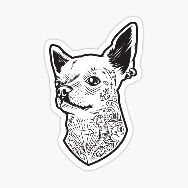 Produits sur le th me Tatouage Chihuahua Redbubble