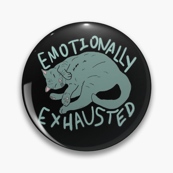 Item preview, Emotionally Exhausted Green Cat designed and sold by OooiChris.