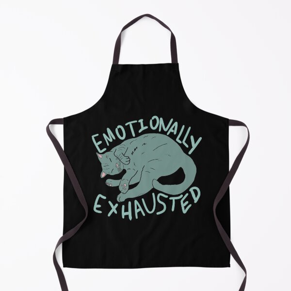 Item preview, Emotionally Exhausted Green Cat designed and sold by OooiChris.