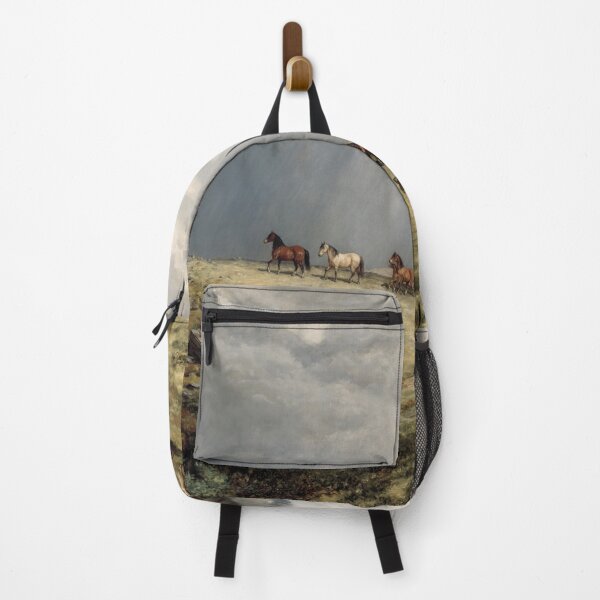 Item preview, Horses in the Mountains, by Peter Nicolai Arbo designed and sold by JustContemplate.