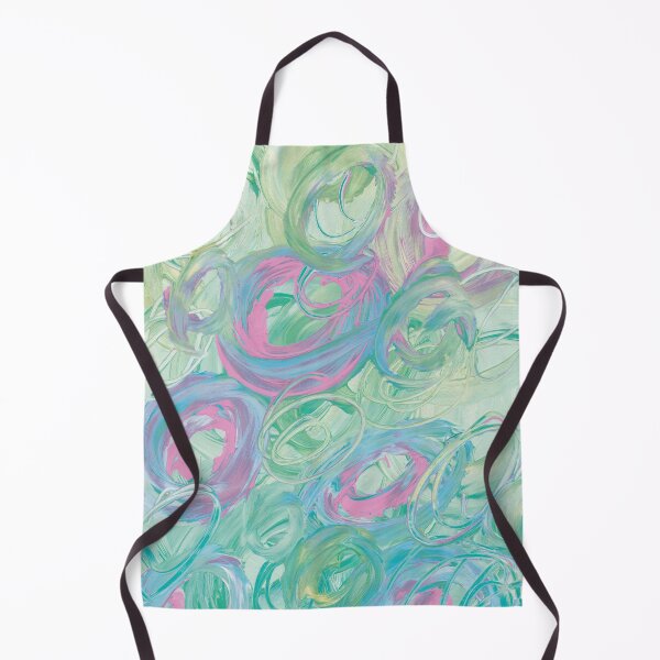Item preview, Swirl of green and pink designed and sold by courbebleue.