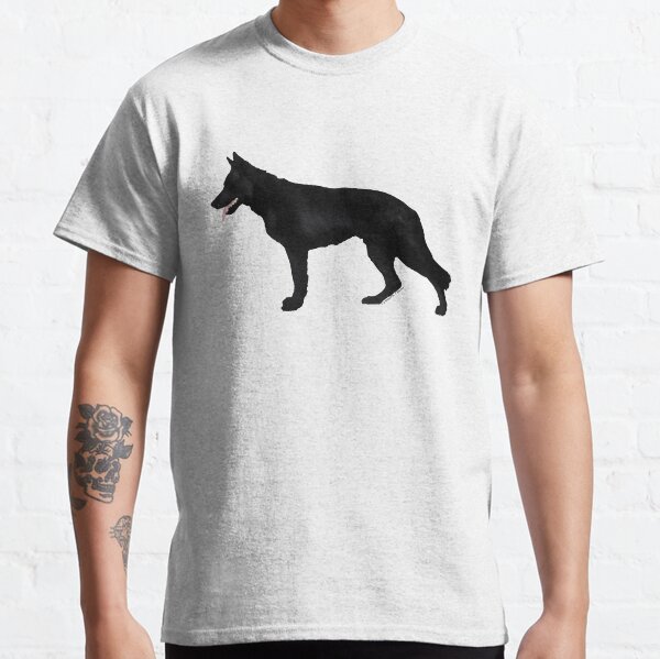 German Shepherd: Black Classic T-Shirt