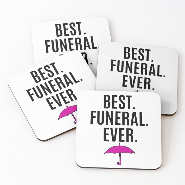 Item preview, The Umbrella Academy-Inspired "Best Funeral Ever" designed and sold by mulberrydragon.