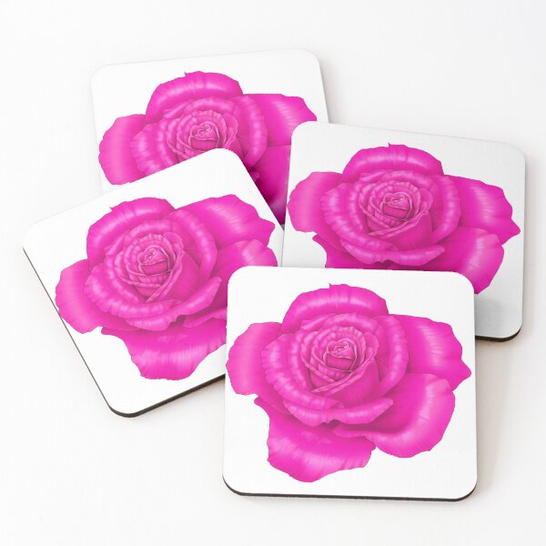 Item preview, Pink Rose - shocking pink designed and sold by Sora-Almasy.