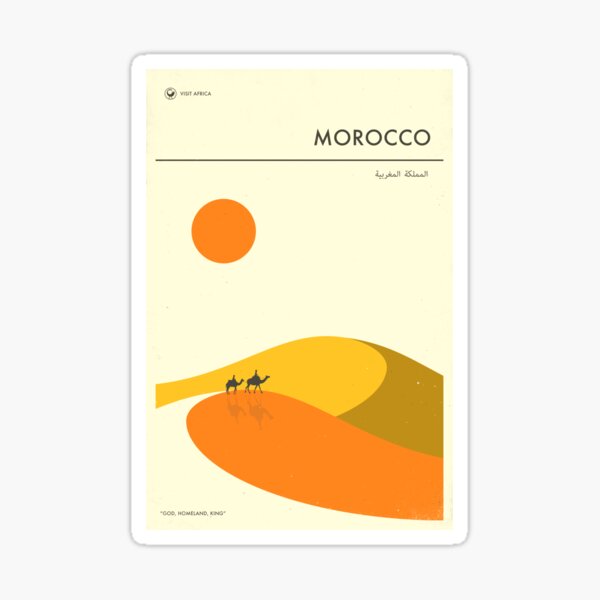 MOROCCO Sticker