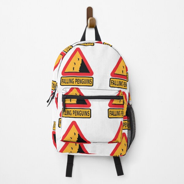 Item preview, ADVERTENCIA FALLING PENGUINS Arte de la vendimia designed and sold by Bruce ALMIGHTY Baker.
