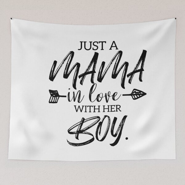 Item preview, just a mama in love with her boy designed and sold by ambaart.
