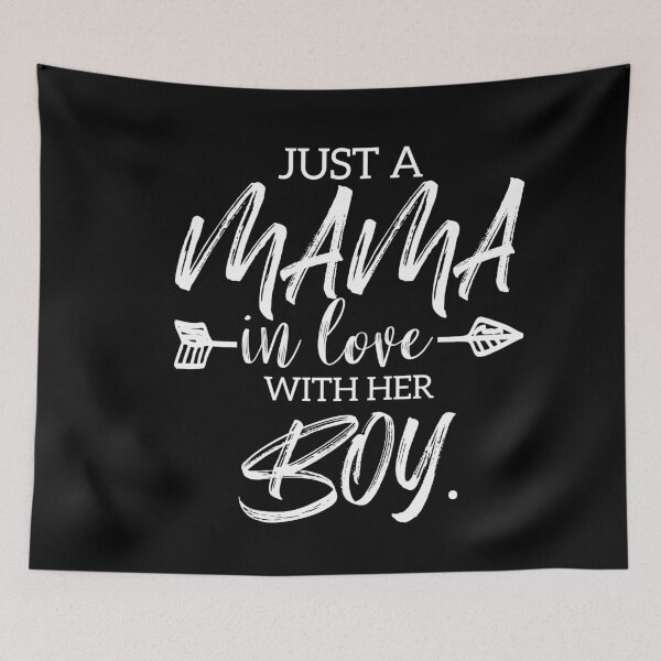 Item preview, just a mama in love with her boy designed and sold by ambaart.