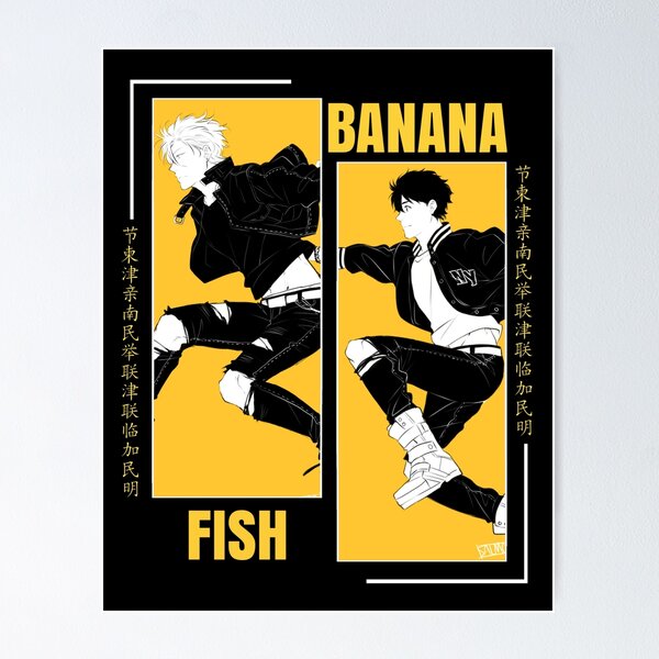 banana fish poster  Poster japonês, Anime, Bonecos de anime