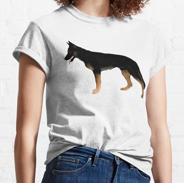 German Shepherd: Melanistic Tan & Black Classic T-Shirt
