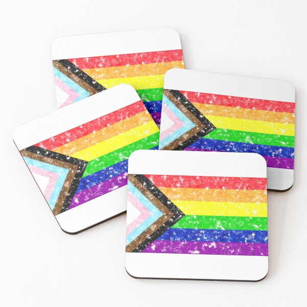Item preview, Progress Pride Flag Watercolor designed and sold by NYXFN.