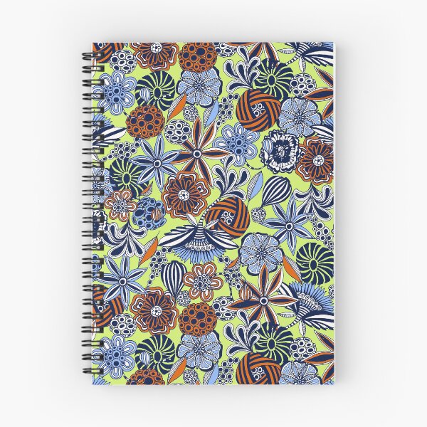 Item preview, Retro Flowers green designed and sold by vanidesign.