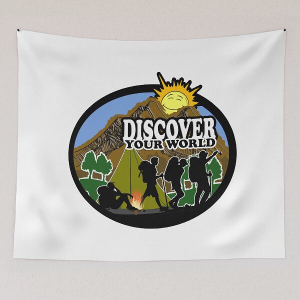 Item preview,  Let's Go Discover your world logo  adorable Essential T-Shirt designed and sold by Rscreative18.
