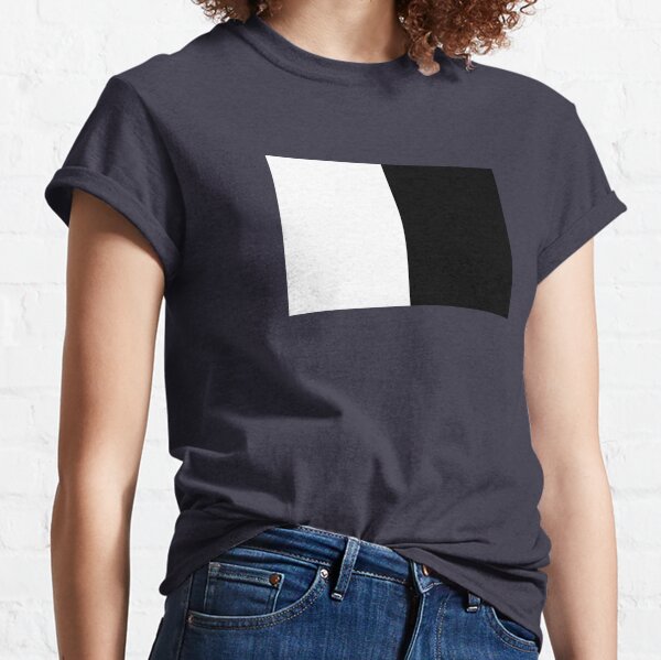 Black Half White T Shirts Redbubble