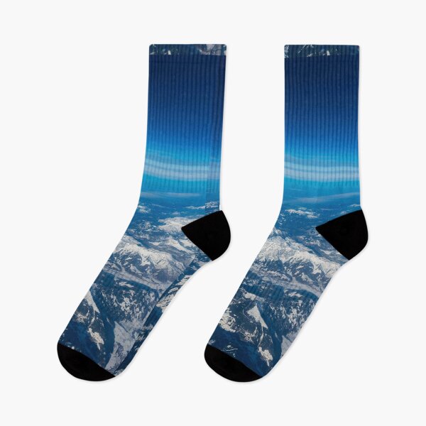 Item preview, Aerial View of Alps Mountains under Blue Sky designed and sold by Andreea Eva Herczegh.