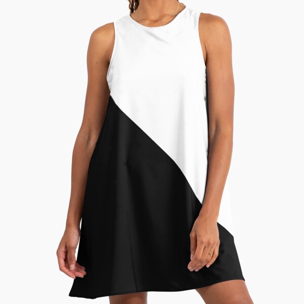 black and white colour block dress Black & White Striped Color Block Long Sleeve Dress FINAL SALE