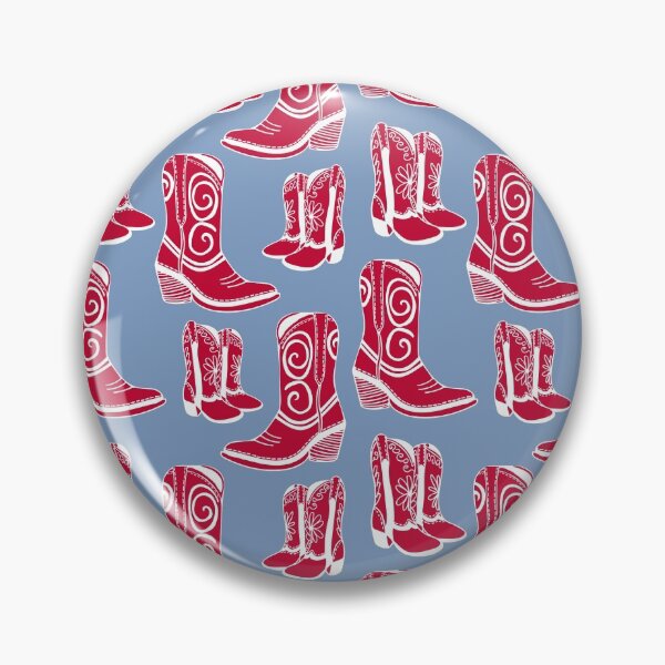 Item preview, Botas vaqueras rojas, blancas y azules. designed and sold by LittleBettyMakes.