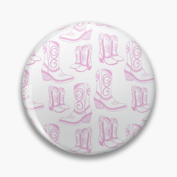 Item preview, Botas vaqueras rosas y blancas designed and sold by LittleBettyMakes.