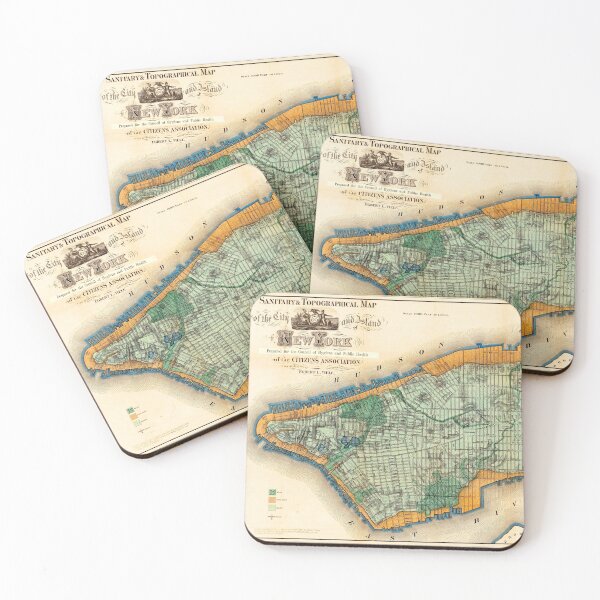 Item preview, Viele Manhattan Map designed and sold by Weston  Westmoreland.