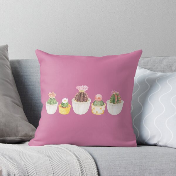 Item preview, Watercolor Row of Cactus designed and sold by ShyOwlet.