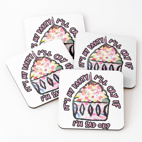 Item preview, It's My Party I'll Cry If I'm Sad Ok? designed and sold by BleedStainArt.