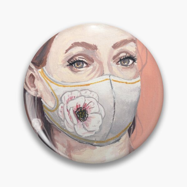 Item preview, Flower Mask Girl designed and sold by ArtbyBradyShop.