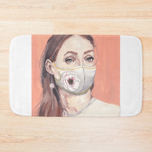 Item preview, Flower Mask Girl designed and sold by ArtbyBradyShop.