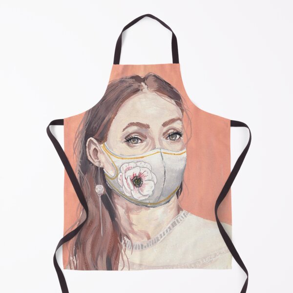 Item preview, Flower Mask Girl designed and sold by ArtbyBradyShop.