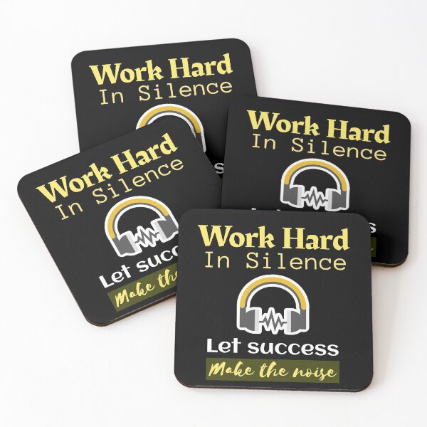 Item preview, Work Hard In Silence designed and sold by ThinkAndReflect.