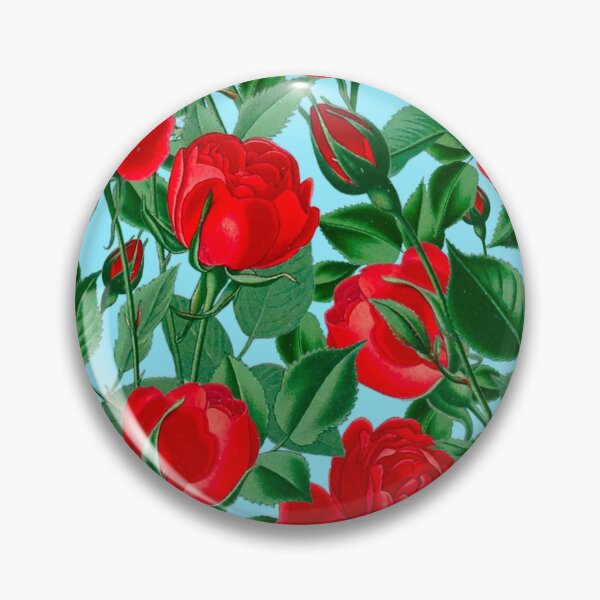 Item preview, Red roses,red flowers pattern  designed and sold by MariaMarinova.