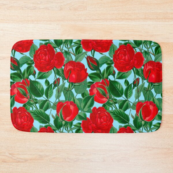 Item preview, Red roses,red flowers pattern  designed and sold by MariaMarinova.